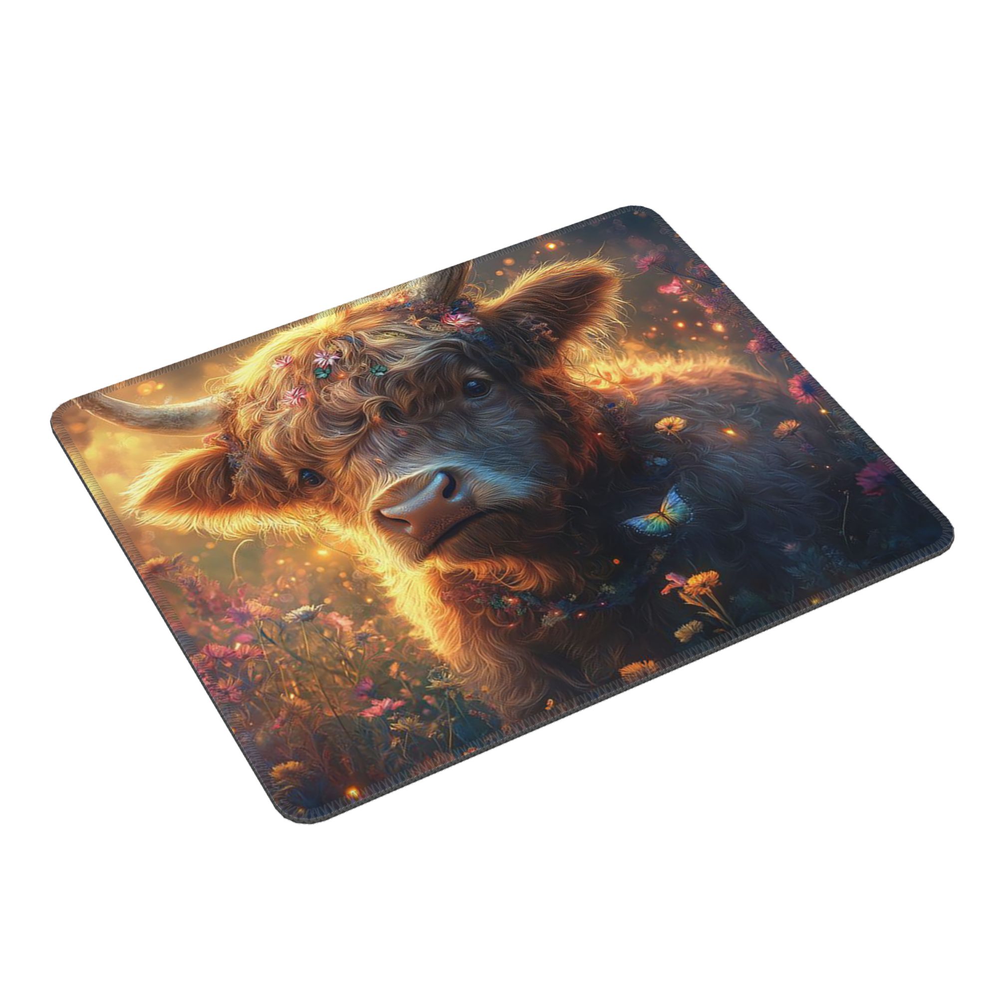 Cow Mat Rubber - Tapete de rato Highland Cow In