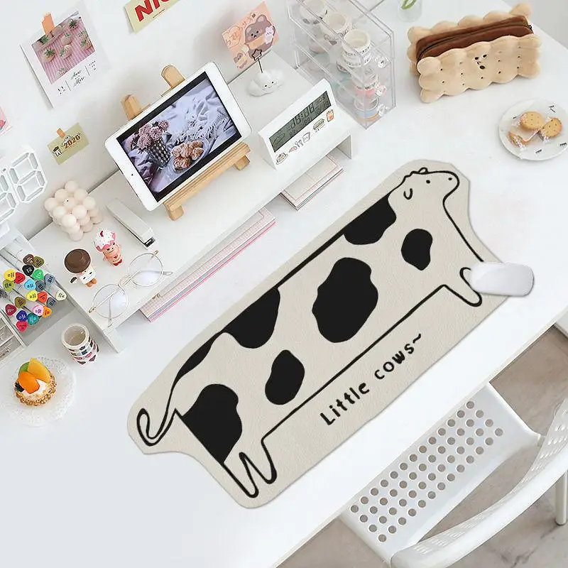 Cow Mat Rubber - Kawaii gato gamer tapete de mesa