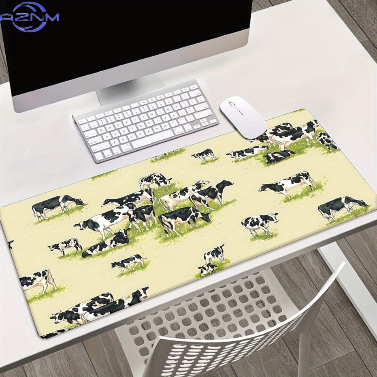 Um tapete de mesa XXL com esta - Cow Mat Rubber avaliação e preço