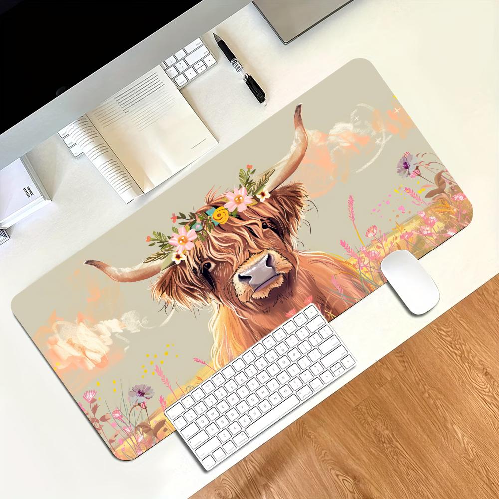 Mouse Pad Floral Vintage Highl - Cow Mat Rubber avaliação e preço