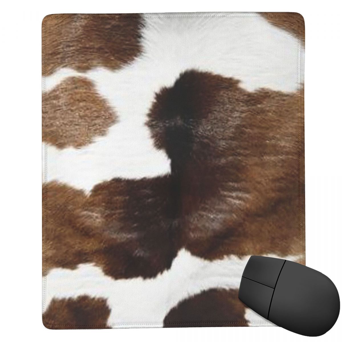 Mouse Pad Estampa Vaca Rústica - Cow Mat Rubber avaliação e preço