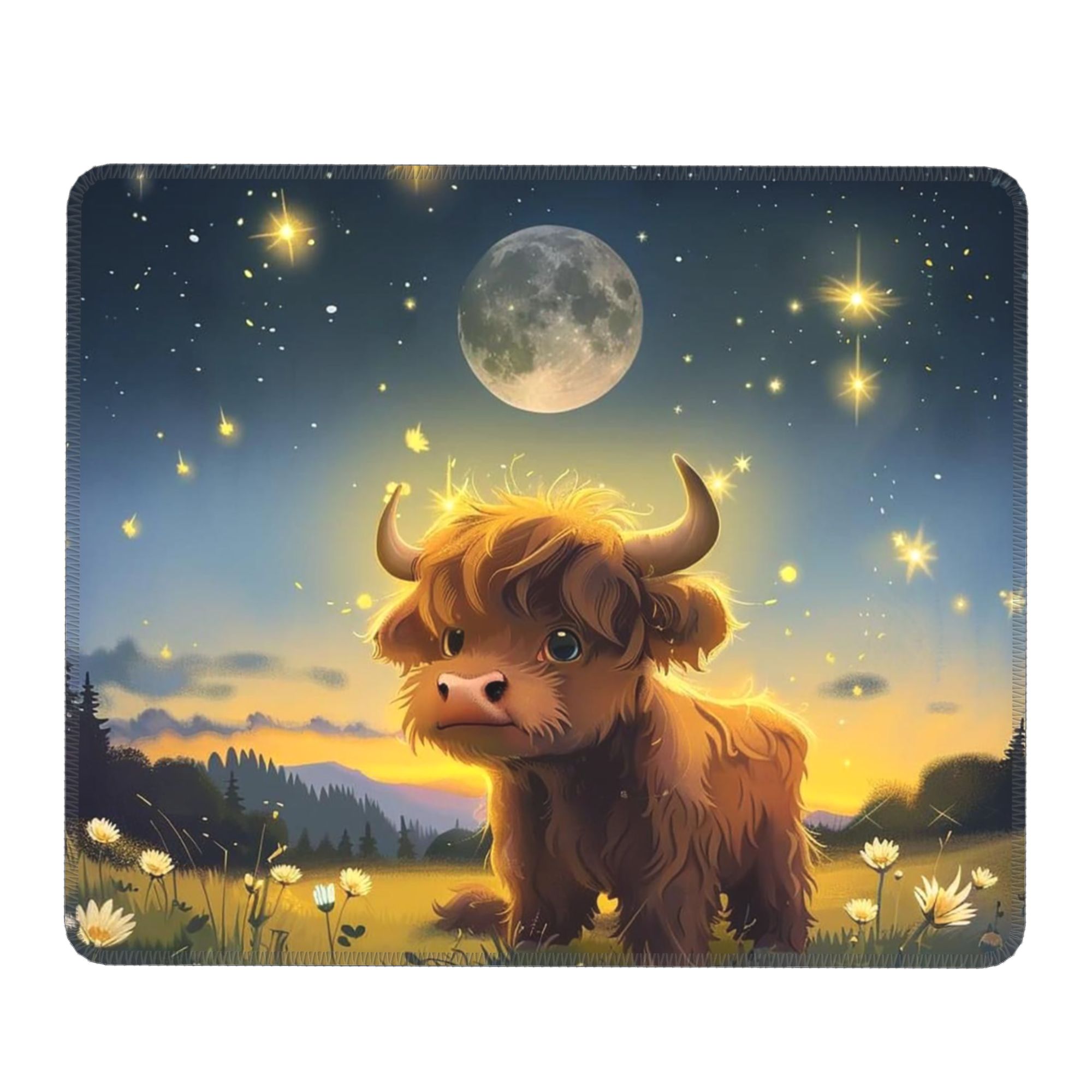 Tapete para mouse Highland Cow - Cow Mat Rubber avaliação e preço