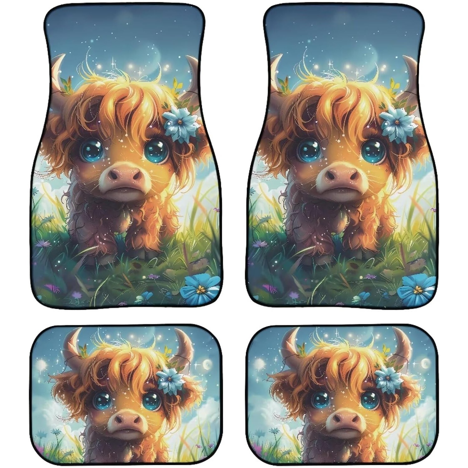 Tapetes de carro com estampa d - Cow Mat Rubber avaliação e preço