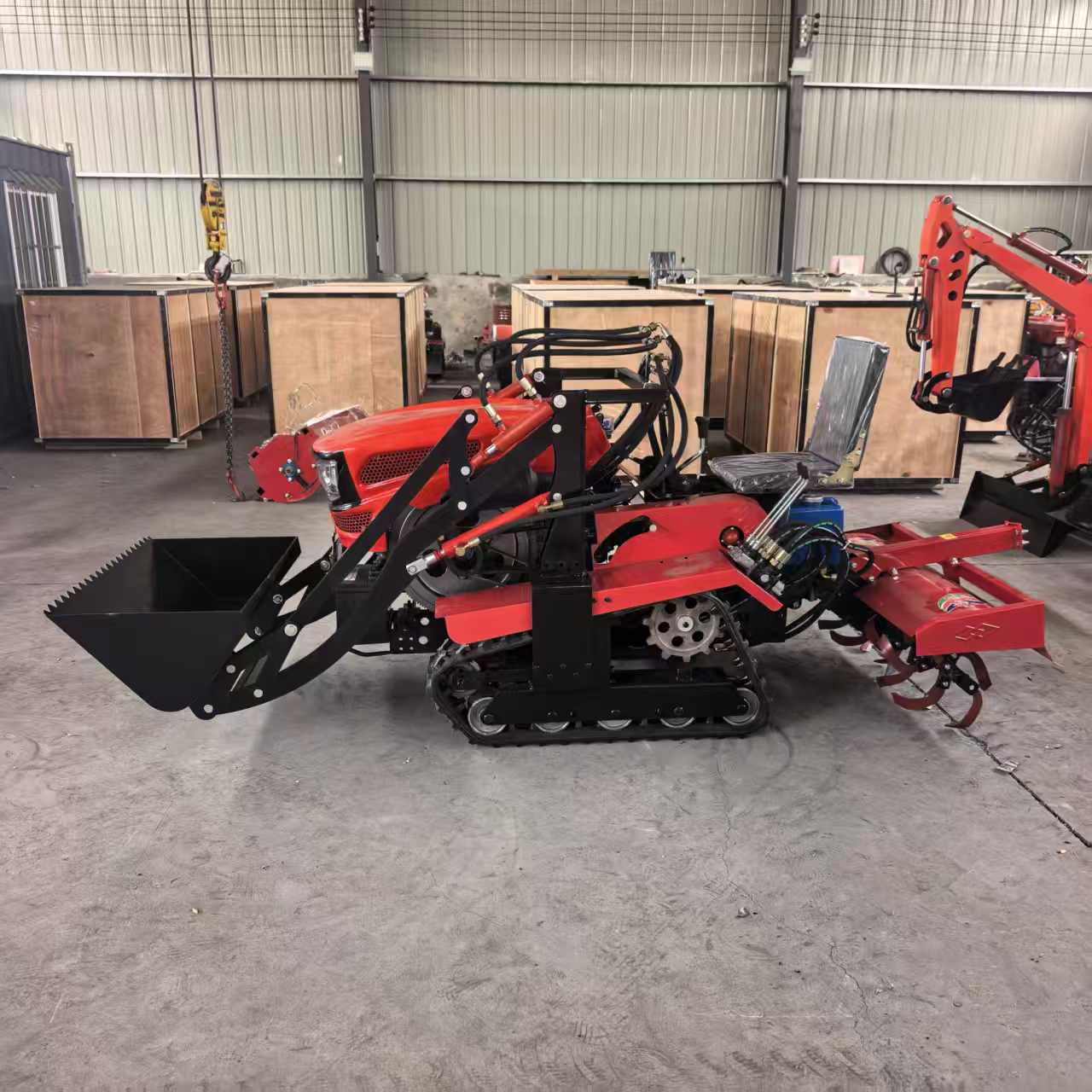 Trator Mini de Borracha 25HP 3 - Agriculture Farming Work avaliação e preço
