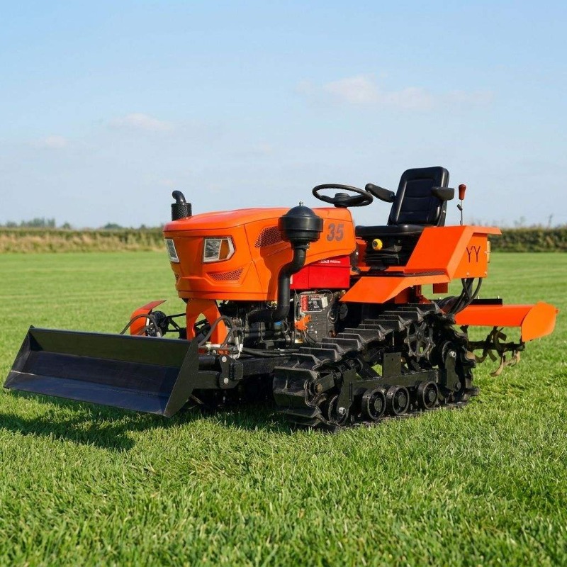 Trator de Esteira 4x4 com Enxa - Agriculture Farming Work avaliação e preço