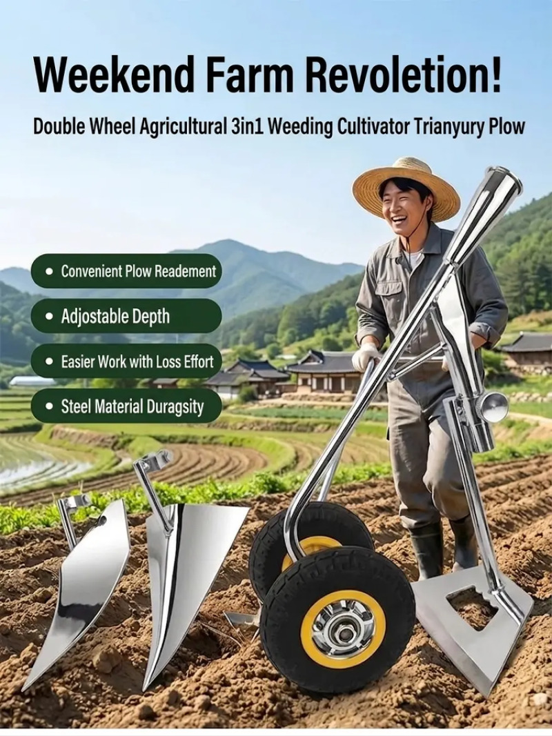 Enxada 3 em 1 Multiuso para Ag - Agriculture Farming Hand Tools avaliação e preço