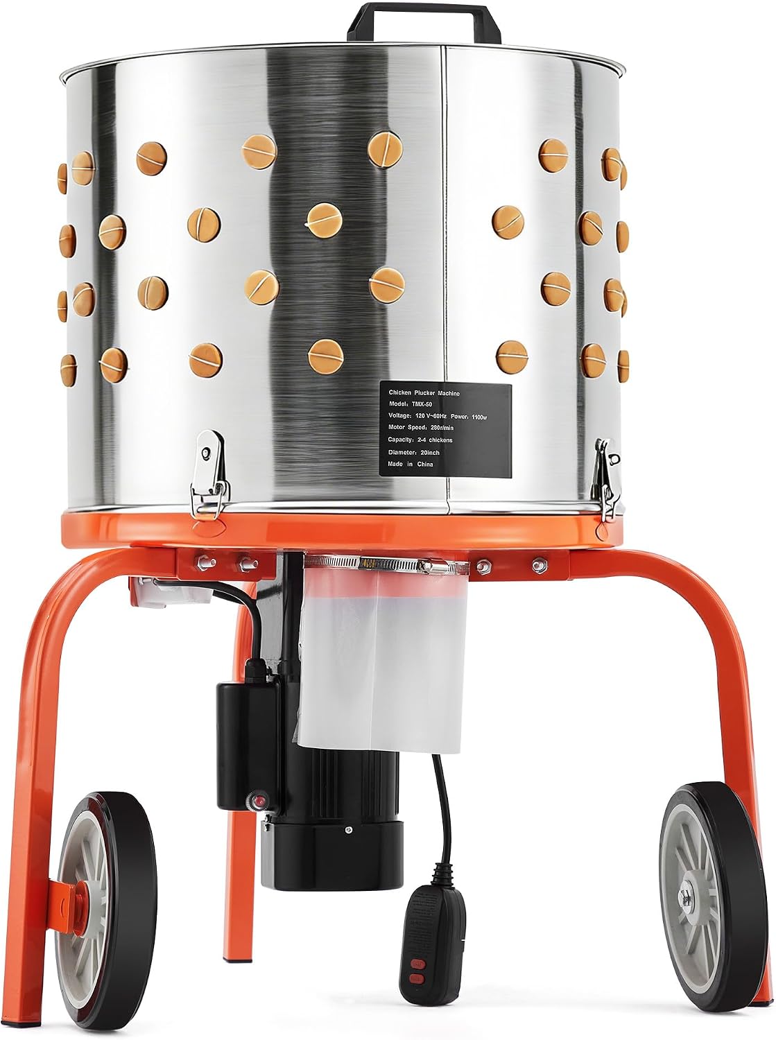 Máquina de Depenar Aves em Aço - Chicken Plucker Machine avaliação e preço